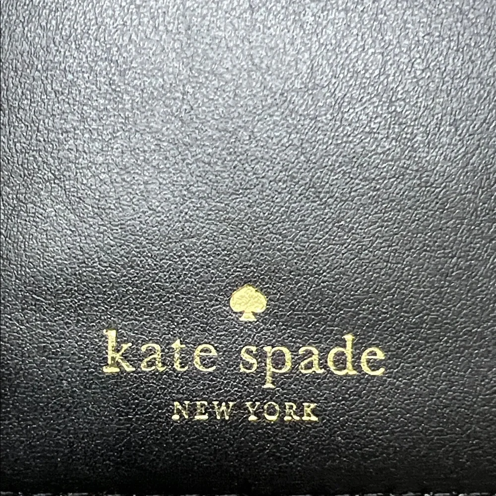 Kate Spade Black and Pink Floral Wallet - Picture 4 of 5